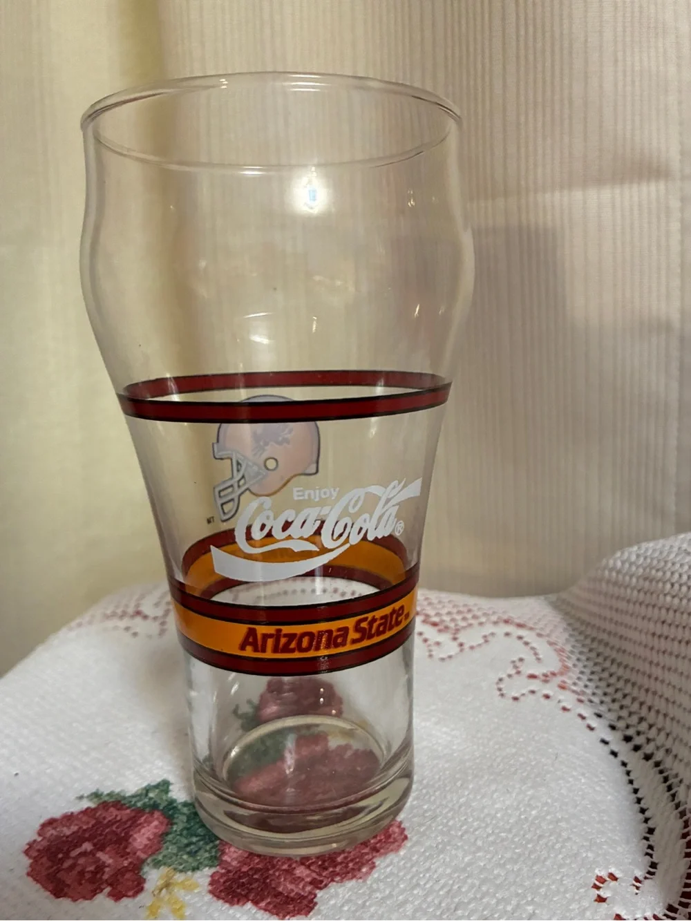 Arizona State Sun Devils Coca-Cola Gold & Maroon Pint Glass